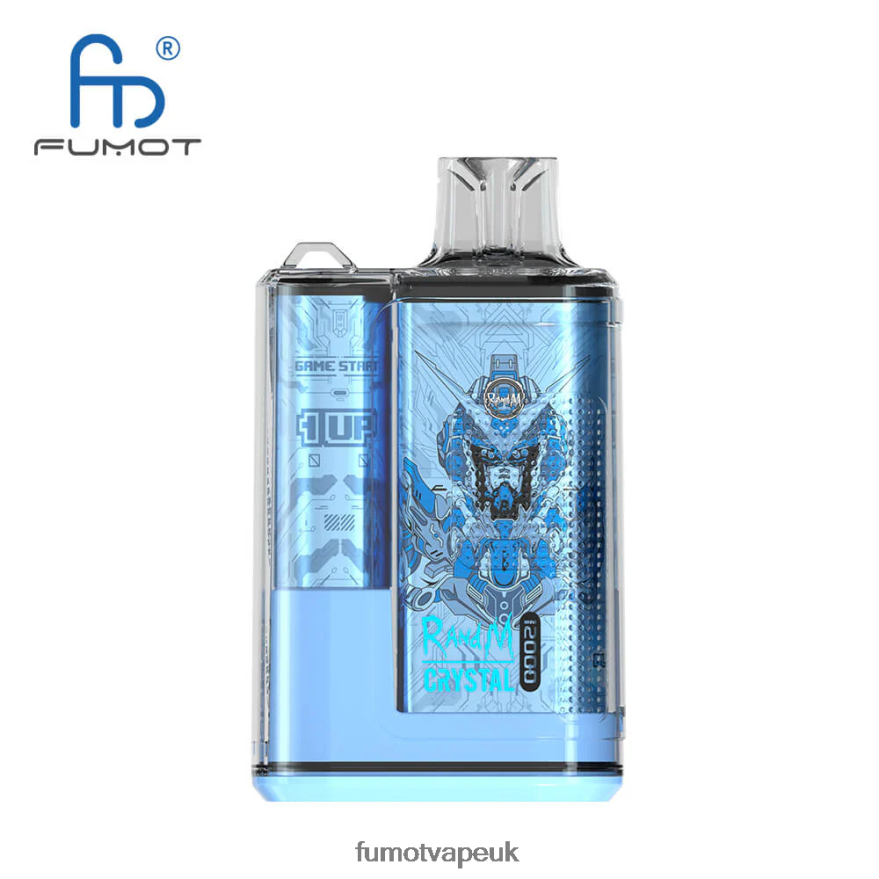 Fumot Crystal 1 Piece - 12000 Disposable Vape Box 20ML N2LF8N266 - Fumot Vape Sale Dr Blue