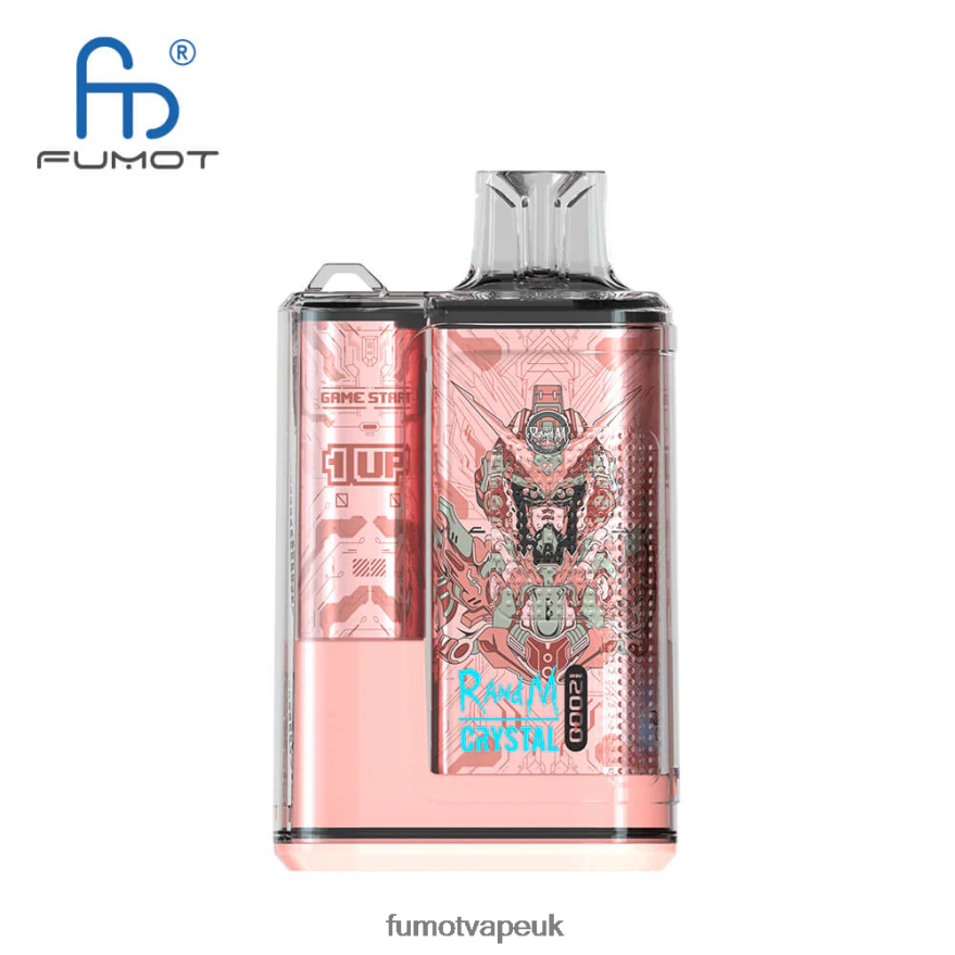 Fumot Crystal 20ML 12000 Disposable Vape Box (1 Piece) N2LF8N287 - Fumot Vape Price Peachy Mango Watermelon