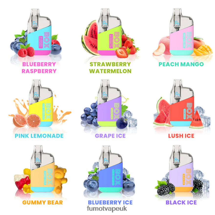 Fumot Tornado 10000 Disposable Vape Pod Box - 20ML (1 Piece) N2LF8N359 - Fumot Vape Online Shop Watermelon Bubblegum