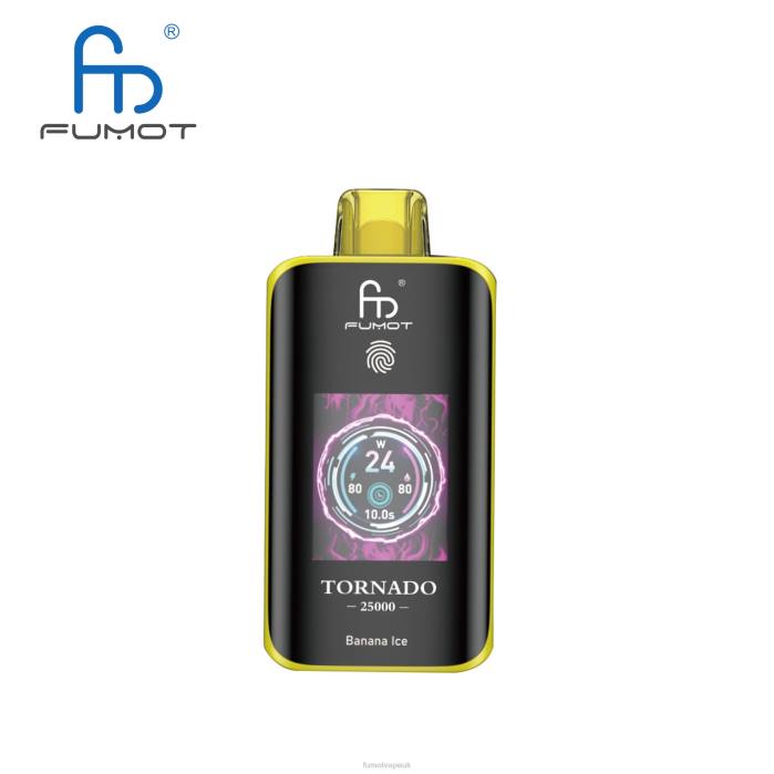 Fumot Tornado 25000 Disposable Vape Banana Ice - T0NL1 Fumot Vape Online Shop