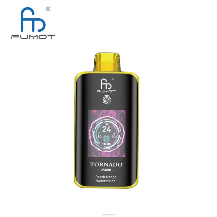 Fumot Tornado 25000 Disposable Vape Peach Mango Watermelon - T0NL9 Fumot Vape Online Shop