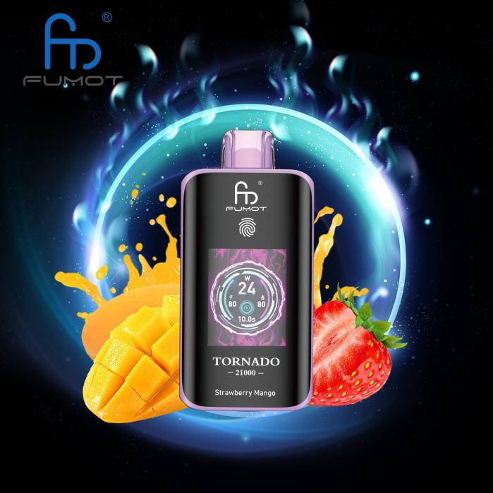Fumot Tornado 25000 Disposable Vape Strawberry Mango - T0NL11 Fumot Vape Online Shop