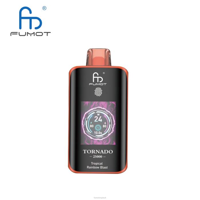 Fumot Tornado 25000 Disposable Vape Tropical Rainbow Blast - T0NL13 Fumot Vape Online Shop