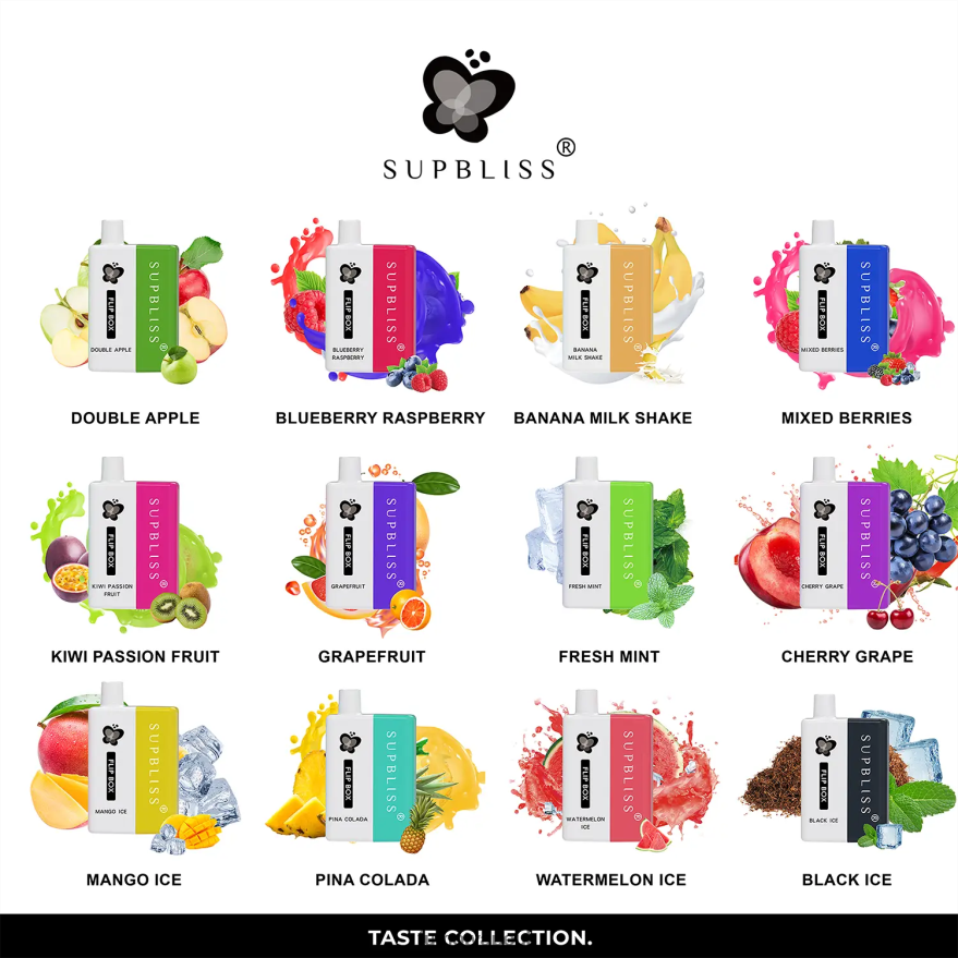 Fumot Supbliss Flip Box 6000 Replaceable Vape Kit - 10ML (1 Piece) N2LF8N341 - Fumot Vape UK Watermelon Ice