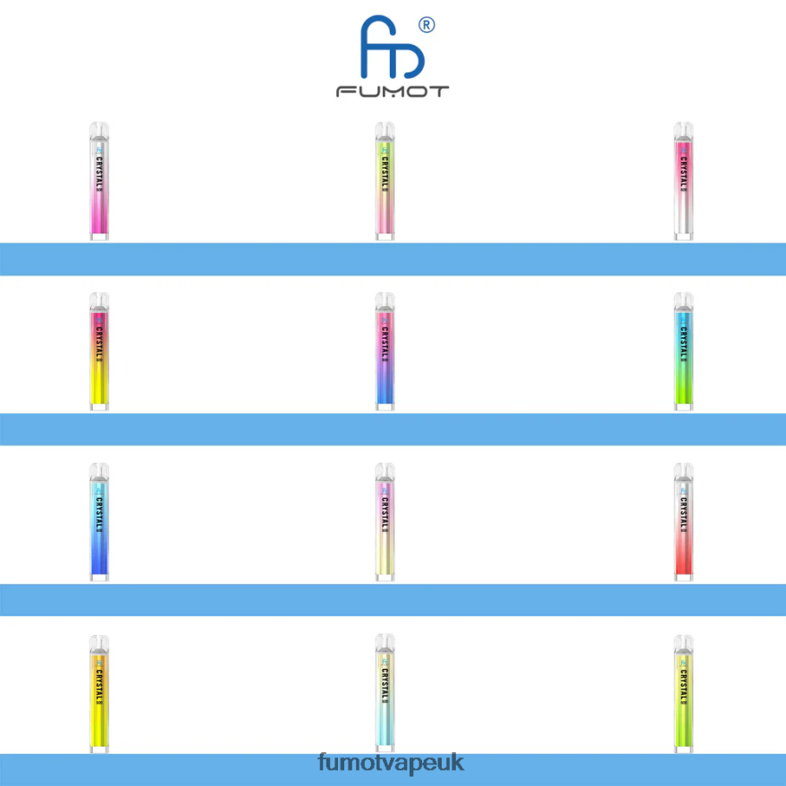 Fumot Crystal 2ML (3 Pieces Set) Disposable Vape - 600 TPD-Compliant N2LF8N391 - Fumot Vape UK Pineapple Ice