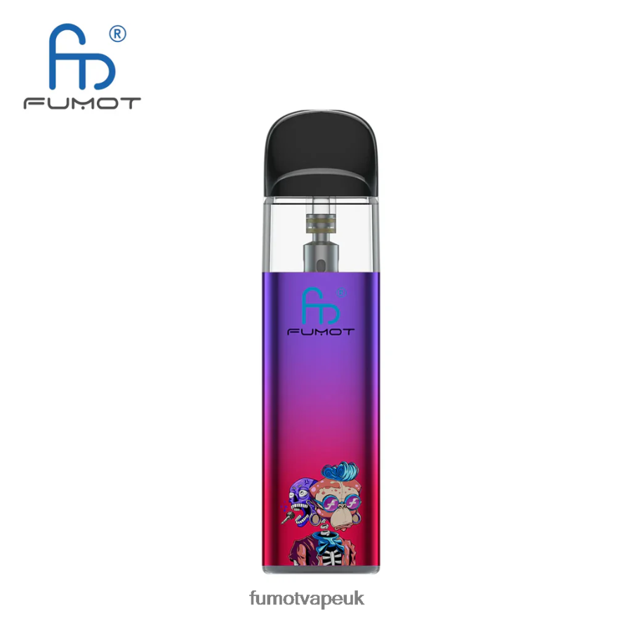 Fumot Dazzle Lite TPD-Compliant Empty Vape Kit (1 Piece) N2LF8N551 - Fumot Vape UK Green-Purple