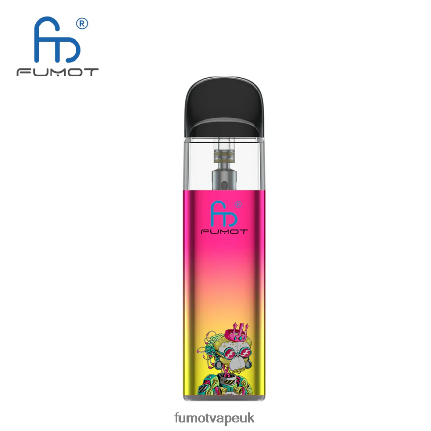 Fumot Dazzle Lite TPD-Compliant Empty Vape Kit (1 Piece) N2LF8N551 - Fumot Vape UK Green-Purple