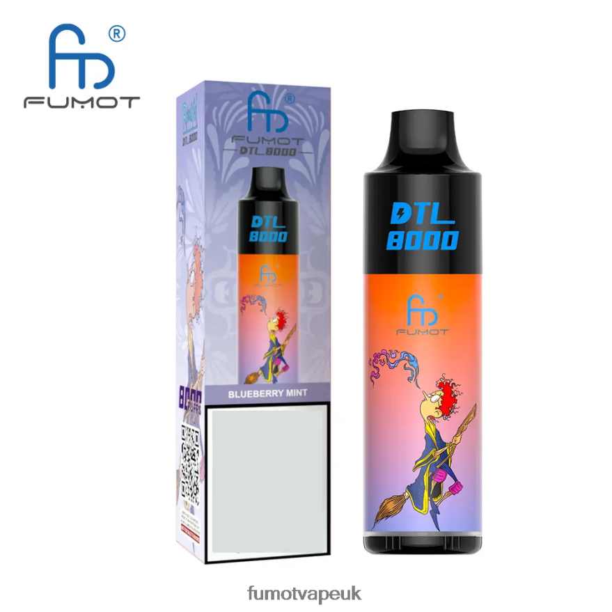 Fumot DTL 8000 Disposable Vape Pen - 16ML (1 Piece) N2LF8N413 - Fumot Vape Online Shop Aloe Grape