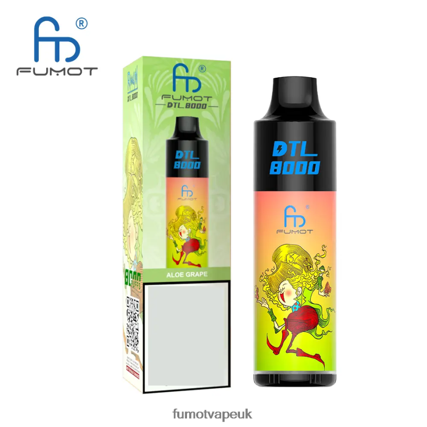 Fumot DTL 8000 Disposable Vape Pen - 16ML (1 Piece) N2LF8N418 - Fumot Technology Co Fruit Punch