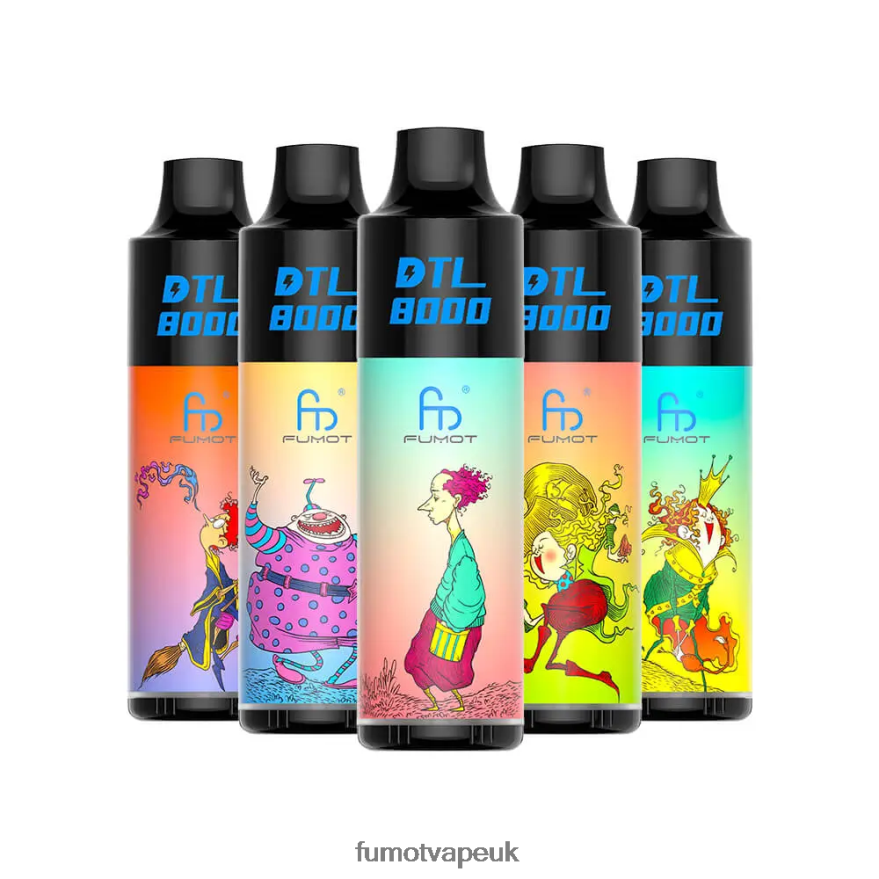 Fumot DTL 8000 Disposable Vape Pen - 16ML (1 Piece) N2LF8N420 - Fumot Vape Flavors Lady Killer