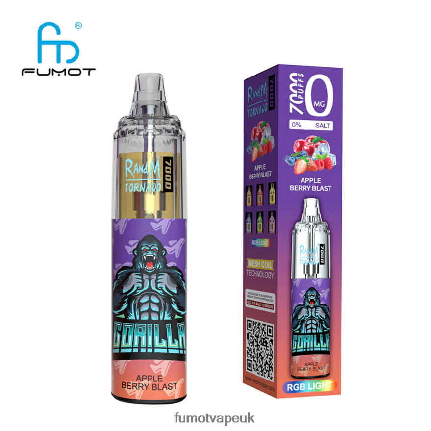 Fumot Tornado 0% 7000 Disposable Vape Pen - 14ML (1 Piece) N2LF8N498 - Fumot Technology Co Banana Ice
