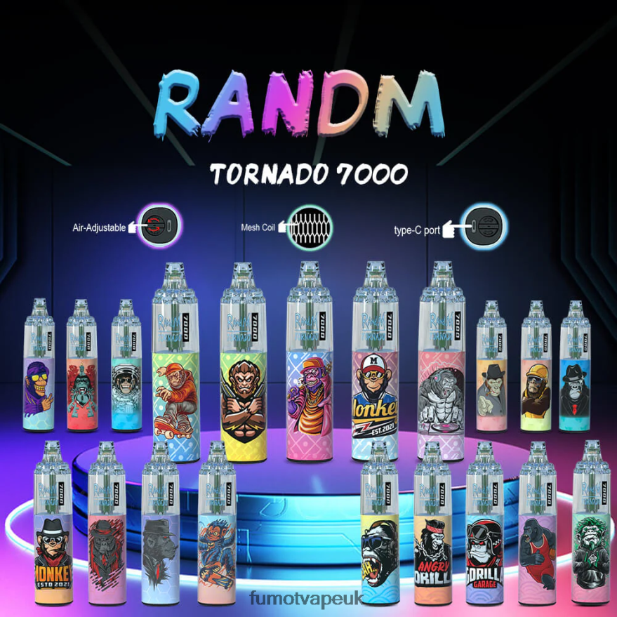 Fumot Tornado 14ML (1 Piece) 7000 Disposable Vape Pen N2LF8N97 - Fumot Vape Price Sour Apple