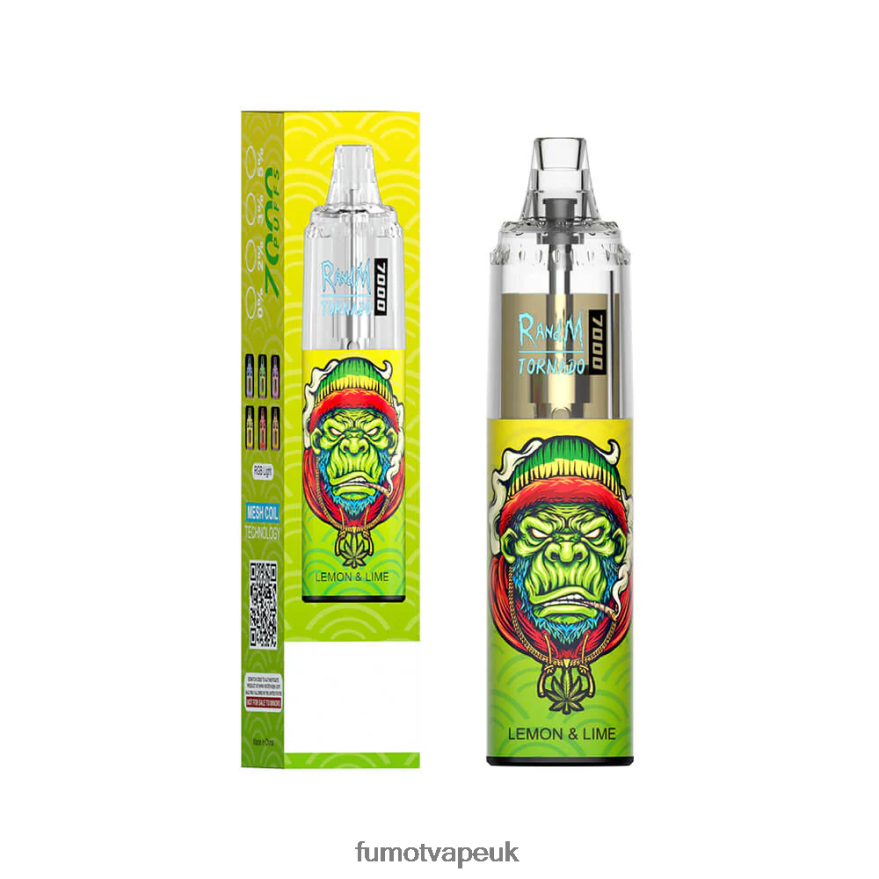 Fumot Tornado 14ML (1 Piece) 7000 Disposable Vape Pen N2LF8N99 - Fumot Vape Online Shop Strawberry Grape