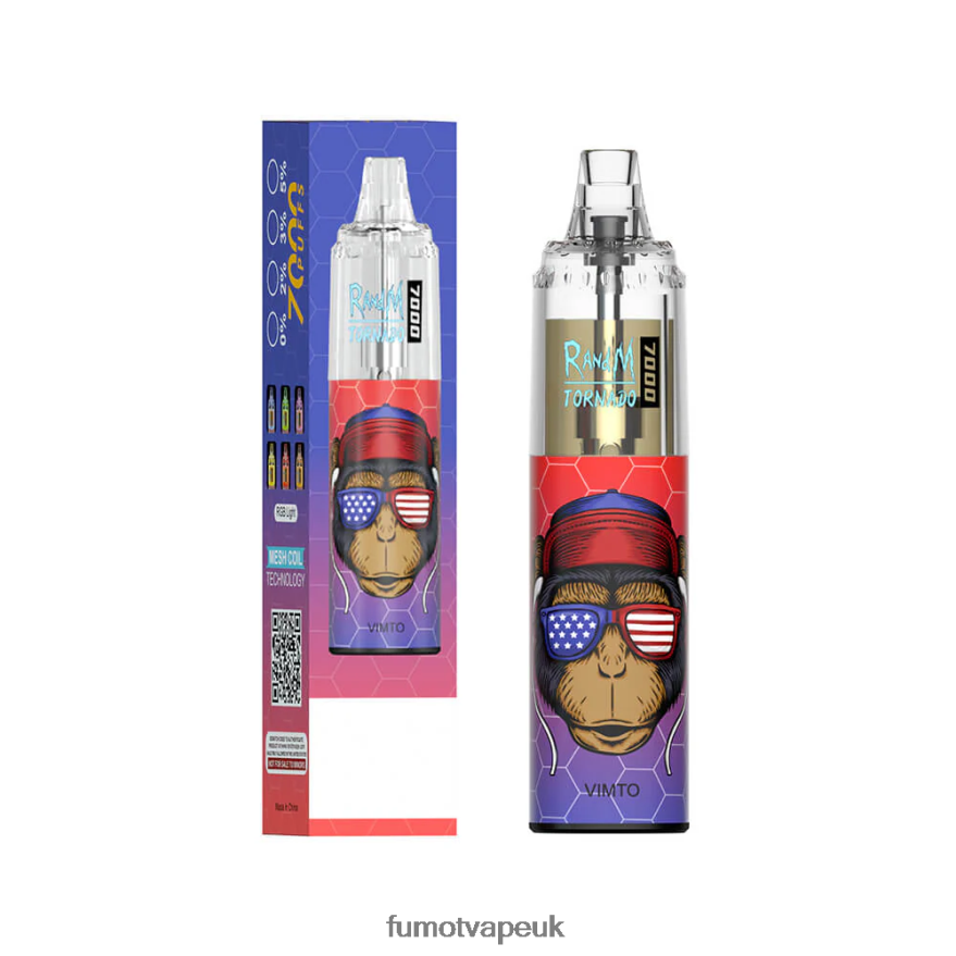 Fumot Tornado 14ML 7000 Disposable Vape Pen (1 Piece) N2LF8N69 - Fumot Vape Online Shop Bluesour Raspberry