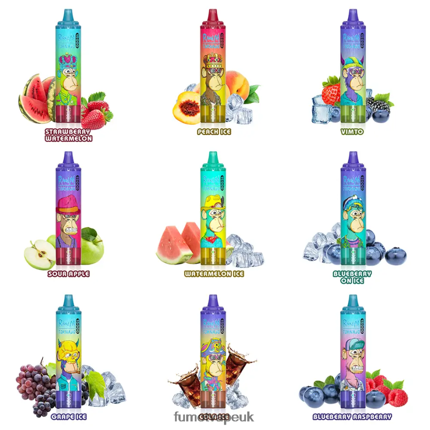 Fumot Tornado 15000 Disposable Vape 25ML (1 Piece) N2LF8N160 - Fumot Vape Flavors Berry Lemonade