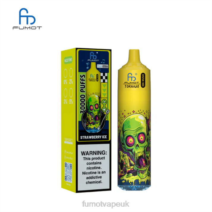 Fumot Vape UK N2DB26 Strawberry Ice Fumot Tornado 30K Music