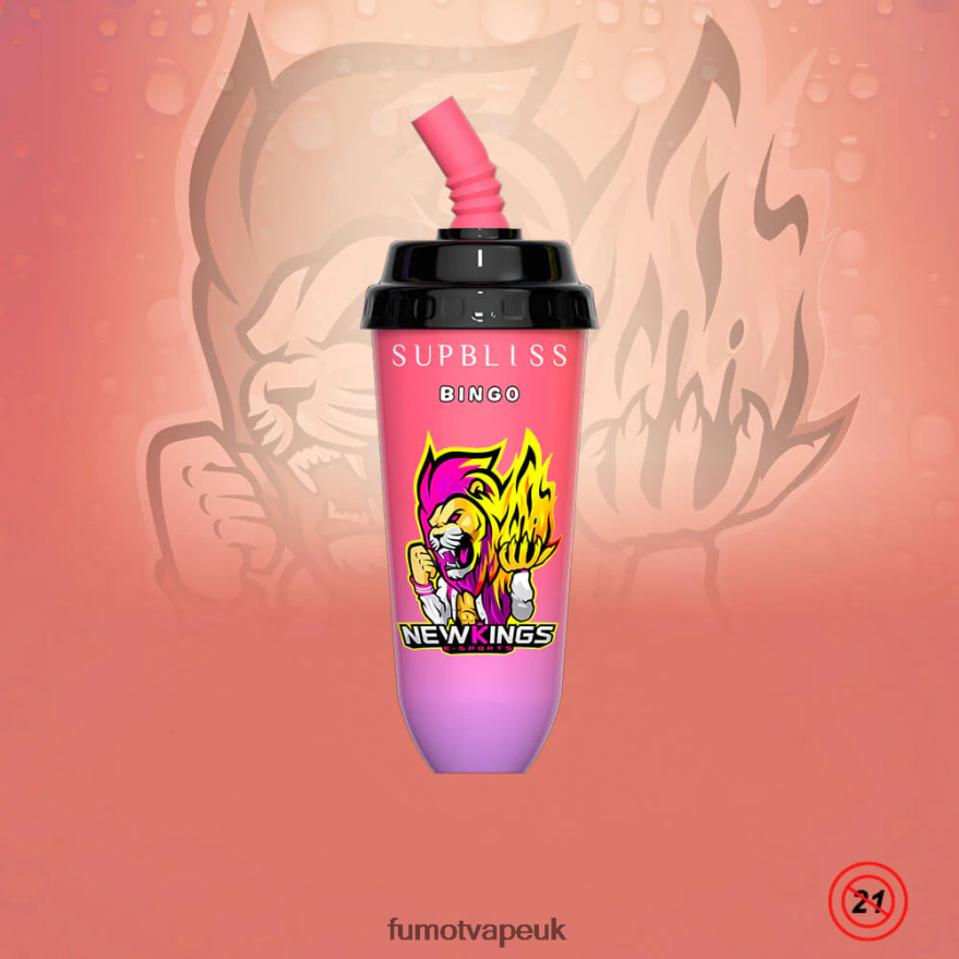 Fumot Supbliss Bingo 16ML 8000 Disposable Vape Pod Device (1 Piece) N2LF8N405 - Fumot Discount Code Pink Lemon