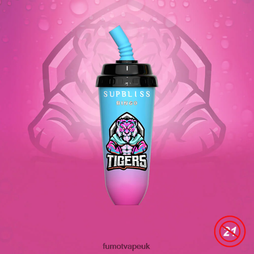Fumot Supbliss Bingo 8000 Disposable Vape Pod Device - 16ML (1 Piece) N2LF8N401 - Fumot Vape UK Lychee Cola