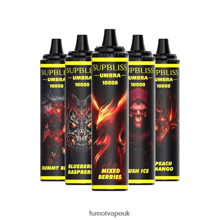 Fumot Supbliss Umbra 10000 (1 Piece) Disposable Vape Pen - 20ML N2LF8N482 - Fumot UK Red Apple Lemon