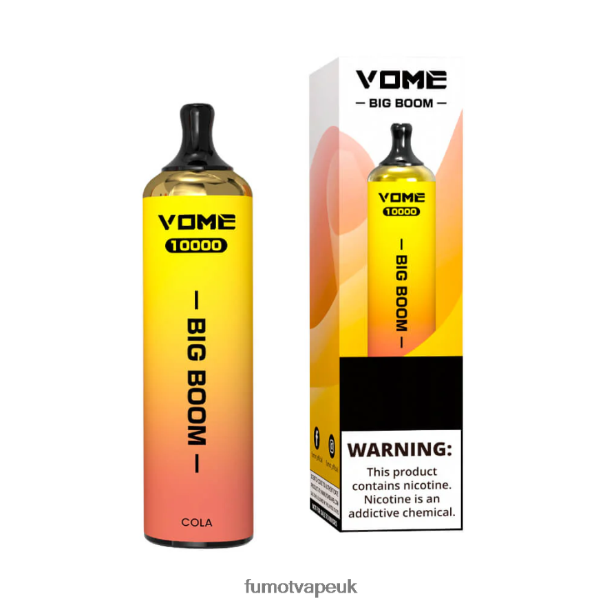 Fumot Vome Big Boom Disposable Vape Pen 10000 - 20ML (1 Piece) N2LF8N438 - Fumot Technology Co Grape