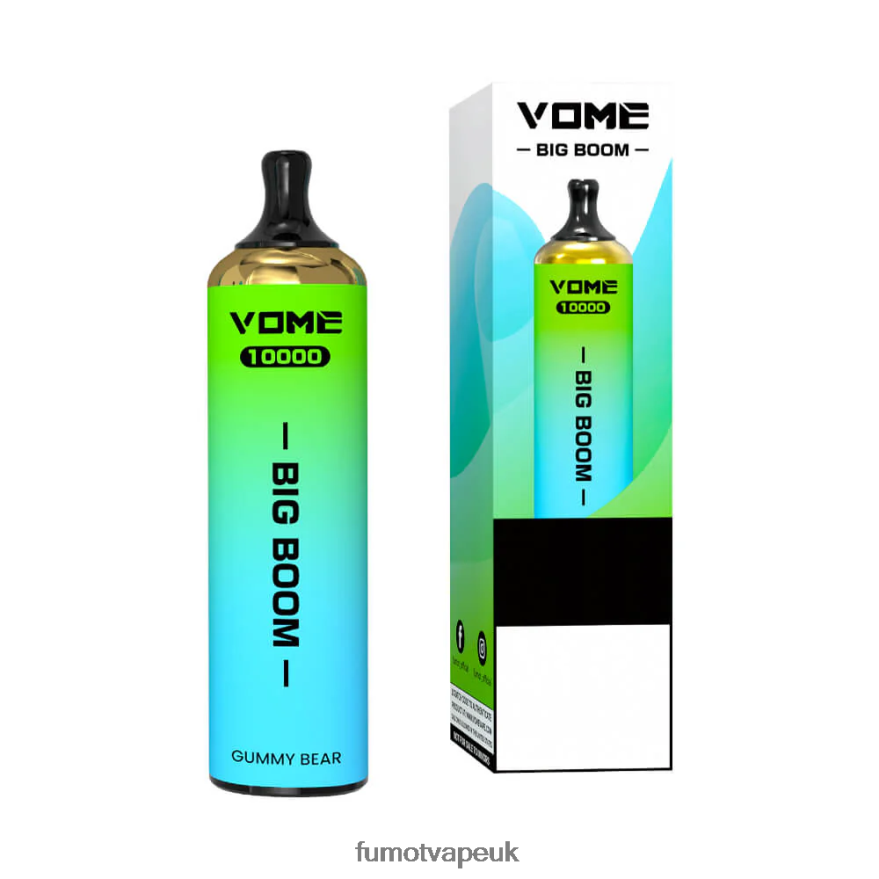 Fumot Vome Big Boom Disposable Vape Pen 10000 - 20ML (1 Piece) N2LF8N442 - Fumot UK Spear Mint