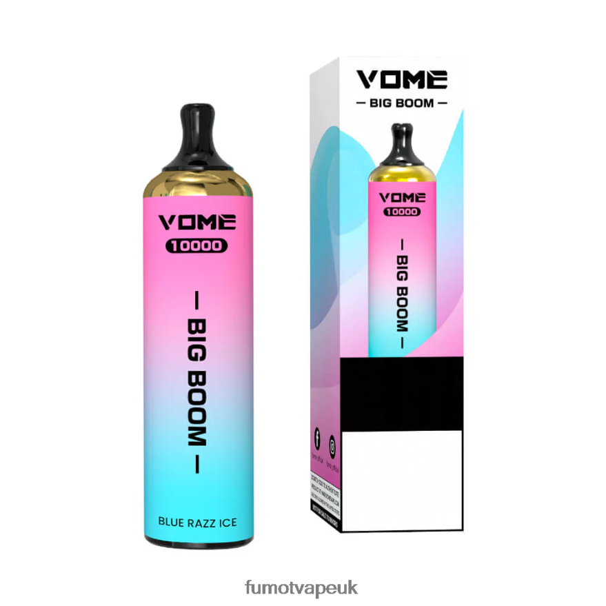 Fumot Vome Big Boom Disposable Vape Pen 10000 - 20ML (1 Piece) N2LF8N442 - Fumot UK Spear Mint