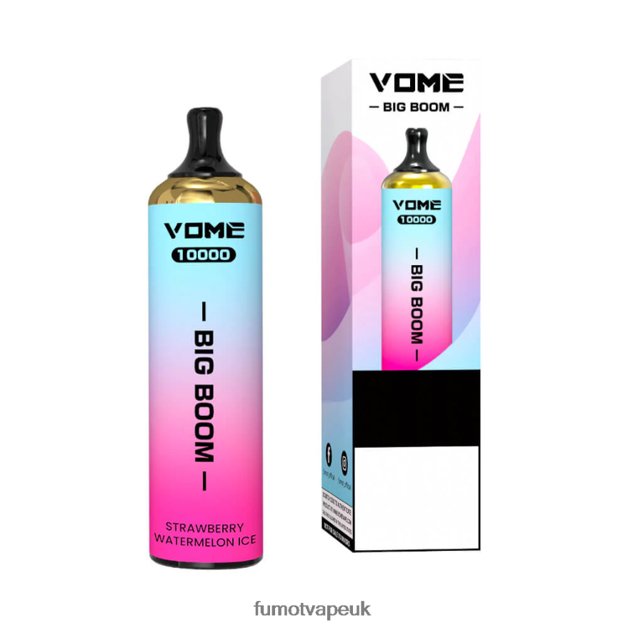Fumot Vome Big Boom Disposable Vape Pen 10000 - 20ML (1 Piece) N2LF8N446 - Fumot Vape Sale Strawberry Watermelon Ice
